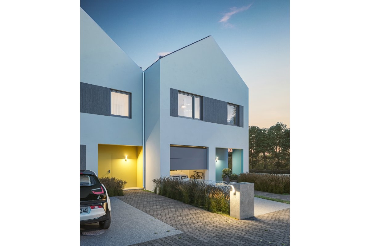 GTV Paris kinkiet zewnętrzny 1x10 W biały LD-PAR10W40-00