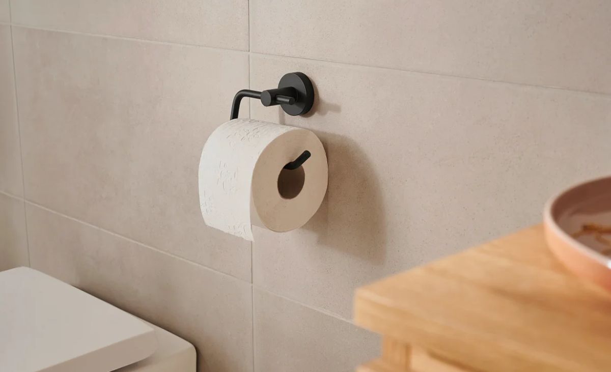 Tesa Moon uchwyt na papier toaletowy czarny 40560-00000-00