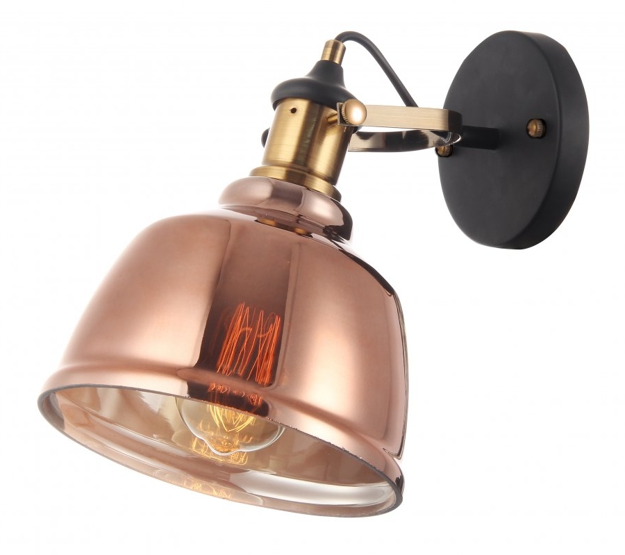 GTV Muscari II kinkiet 1x40 W bursztynowy OS-MUSC-II-43-DEC - Wysyłka w 24h