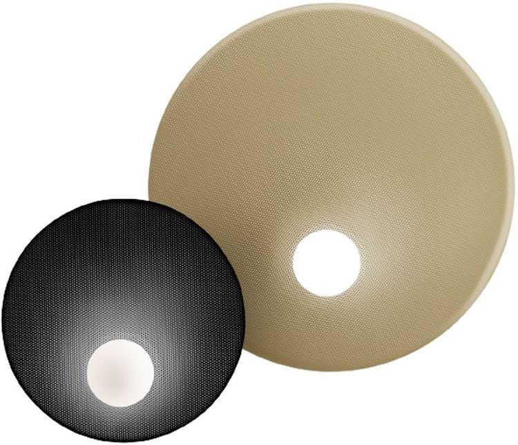 Leds C4 Trip kinkiet 2x9W LED czarny/złoty mat 05-8359-05-DP
