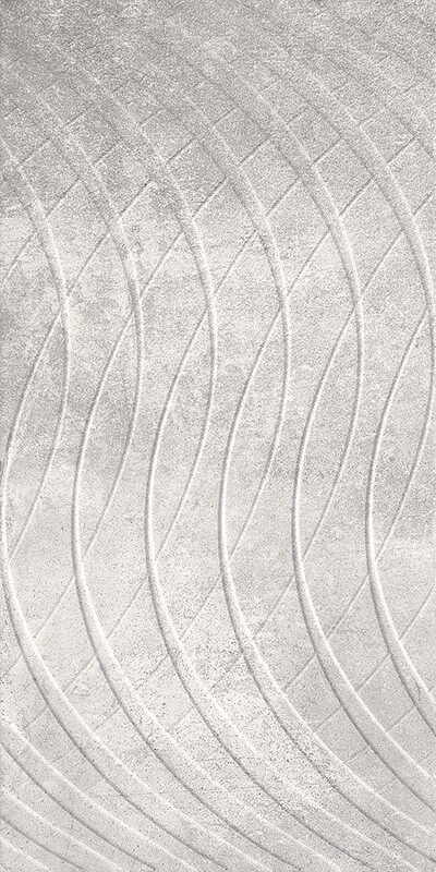 Paradyż Harmony płytka ścienna 30x60 cm STR motyw B szara
