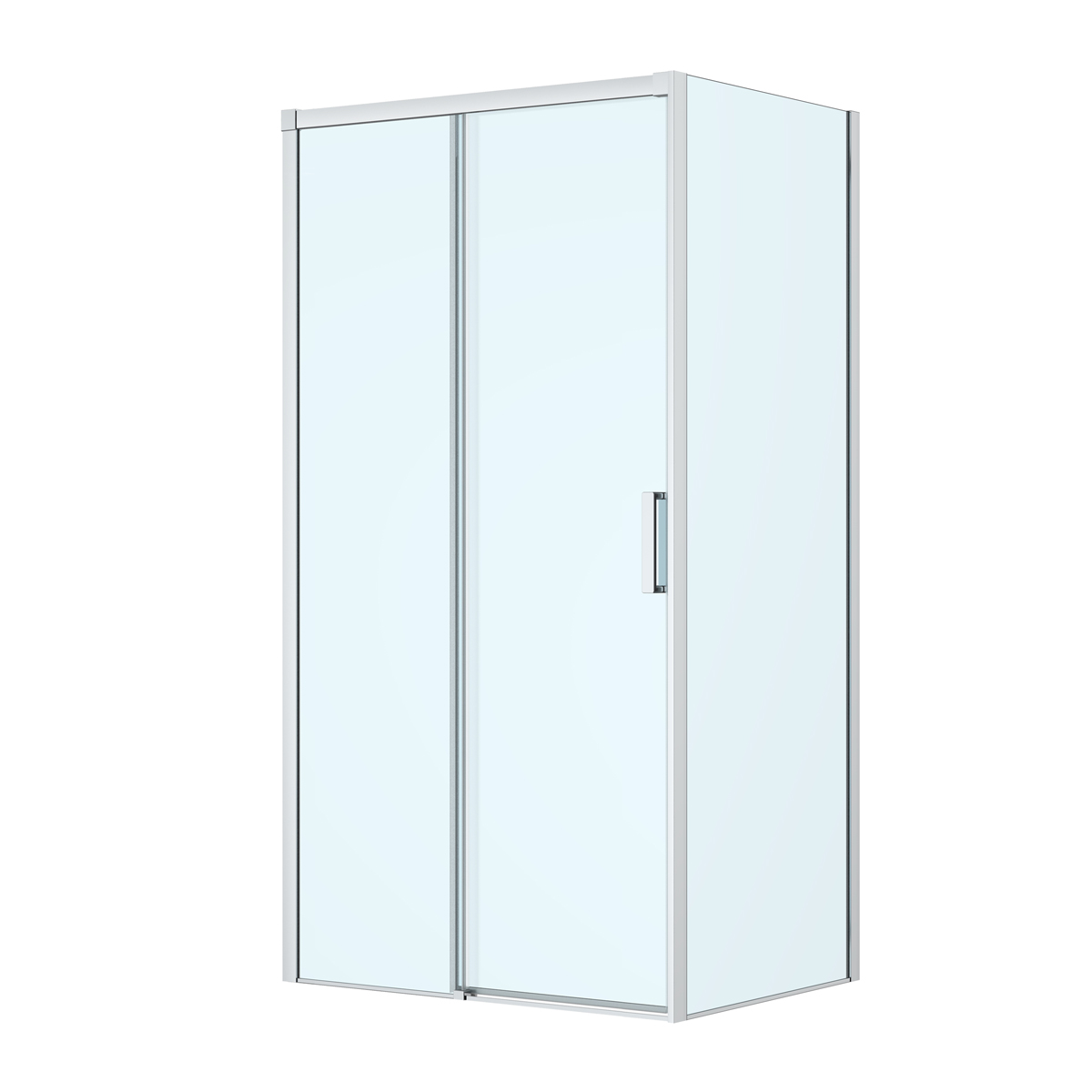 Oltens Breda kabina prysznicowa 110x90 cm prostokątna chrom/szkło przezroczyste 20225100 - Wysyłka w 24h