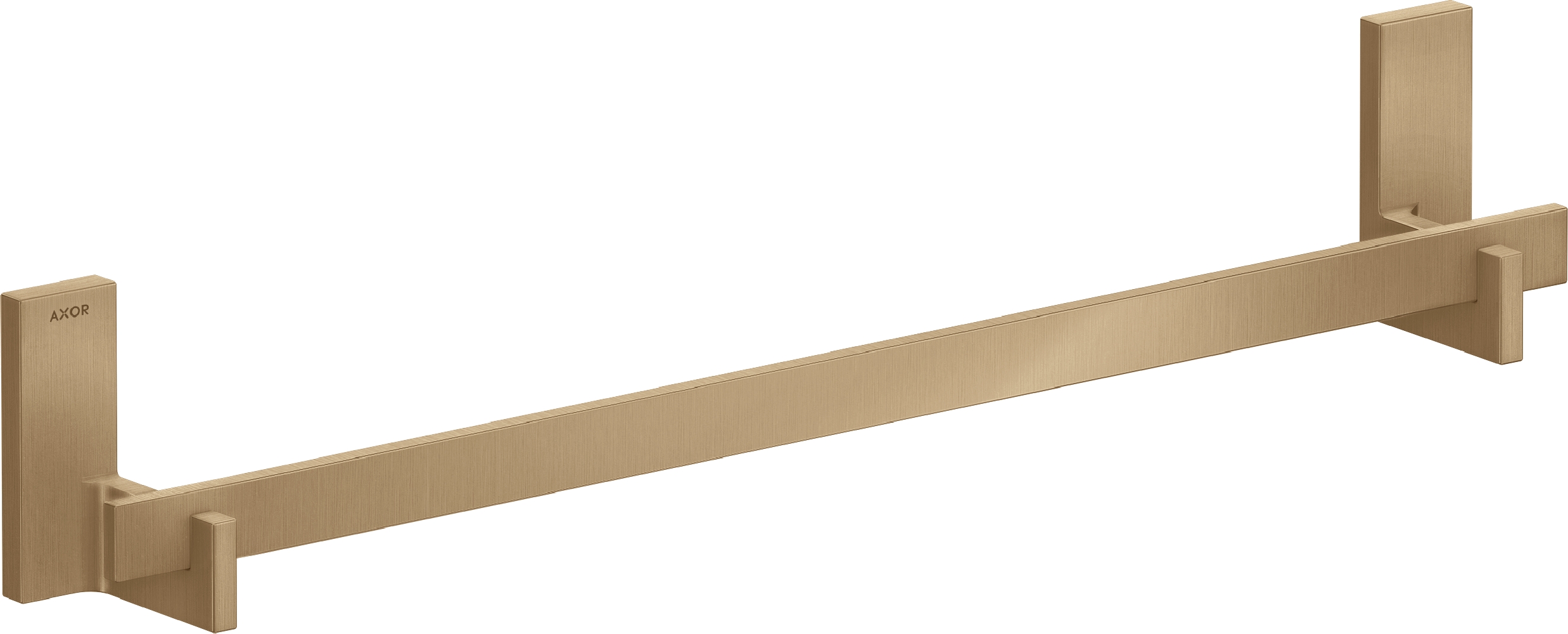 Axor Universal Rectangular drążek na ręcznik 64 cm brąz szczotkowany 42661140