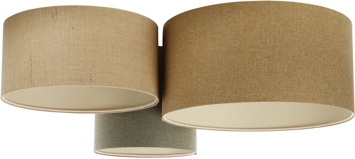 BPS Koncept Boho Ellegant lampa podsufitowa 3x60 W zielona 080-075