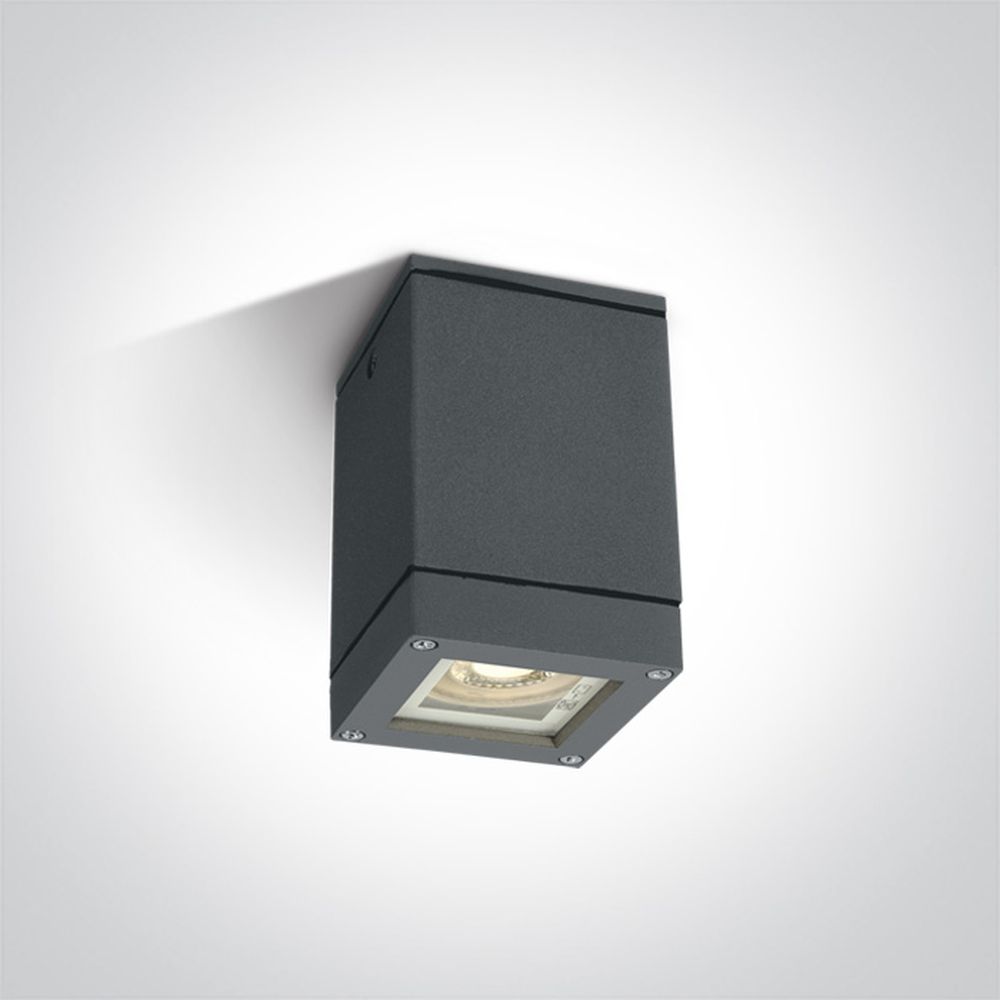 One Light lampa podsufitowa zewnętrzna 1x35W antracyt 67130D/AN