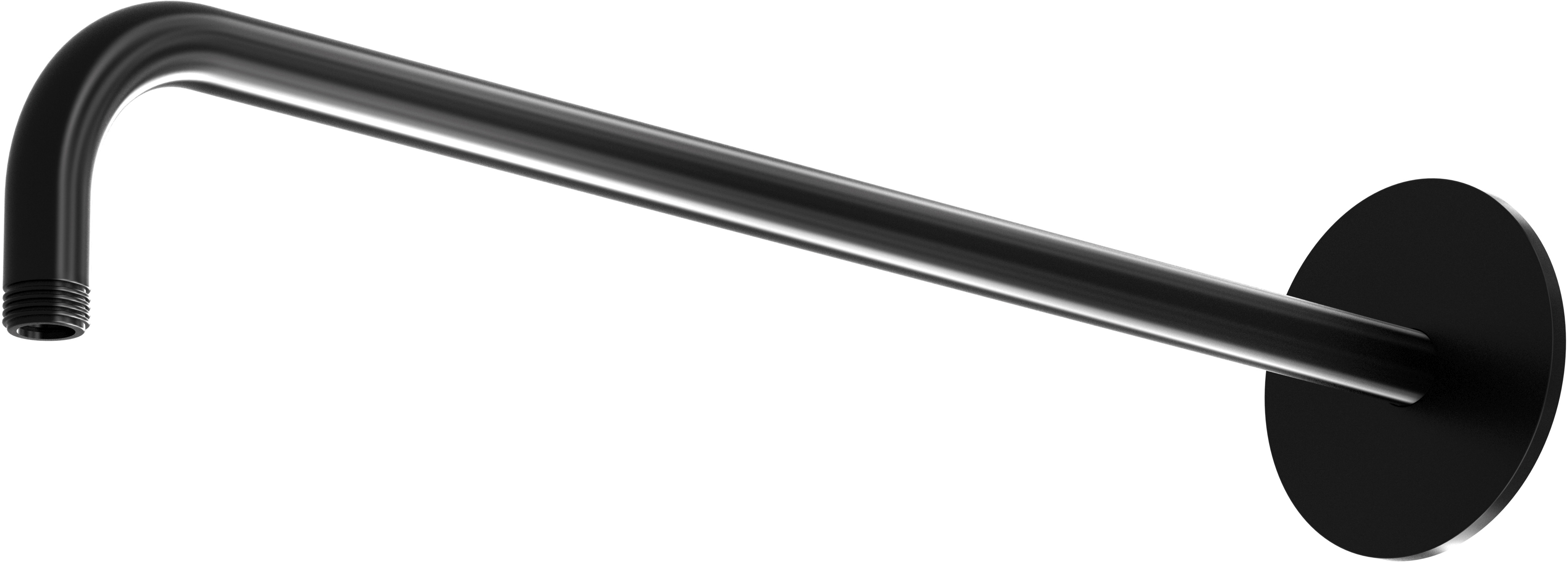 Steinberg 100 ramię prysznicowe 45 cm ścienne czarny mat 1007910S