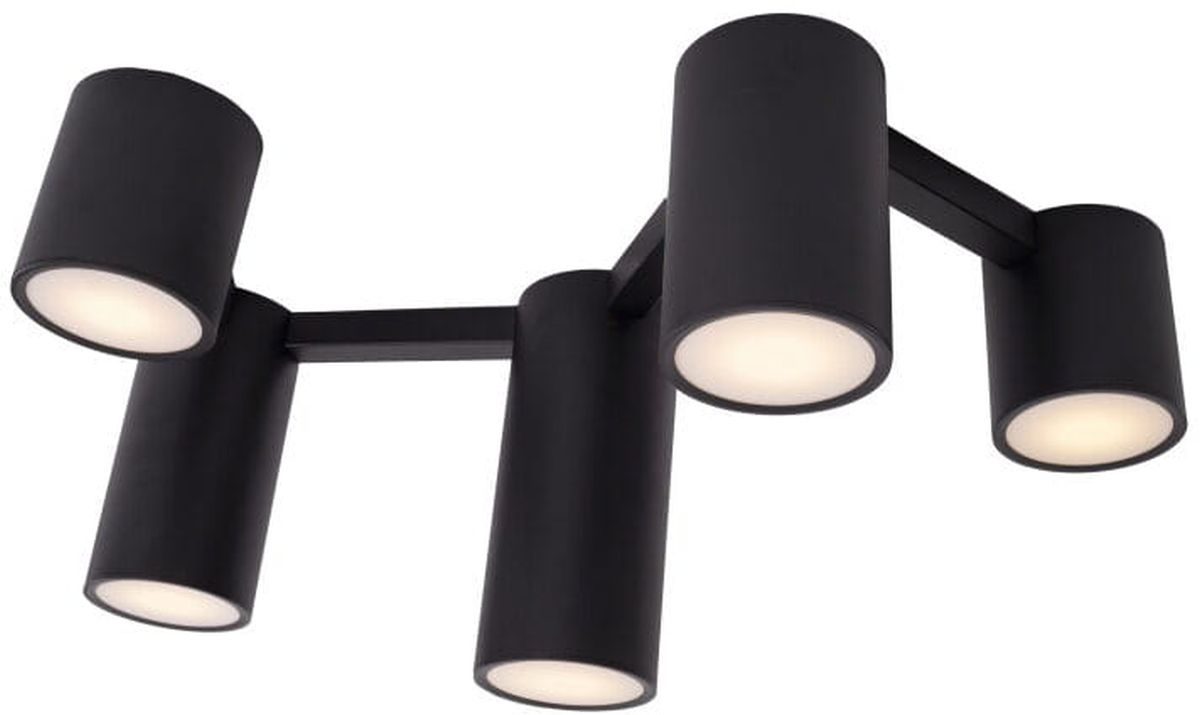 MaxLight Laxer lampa podsufitowa 5x7W czarny C0229