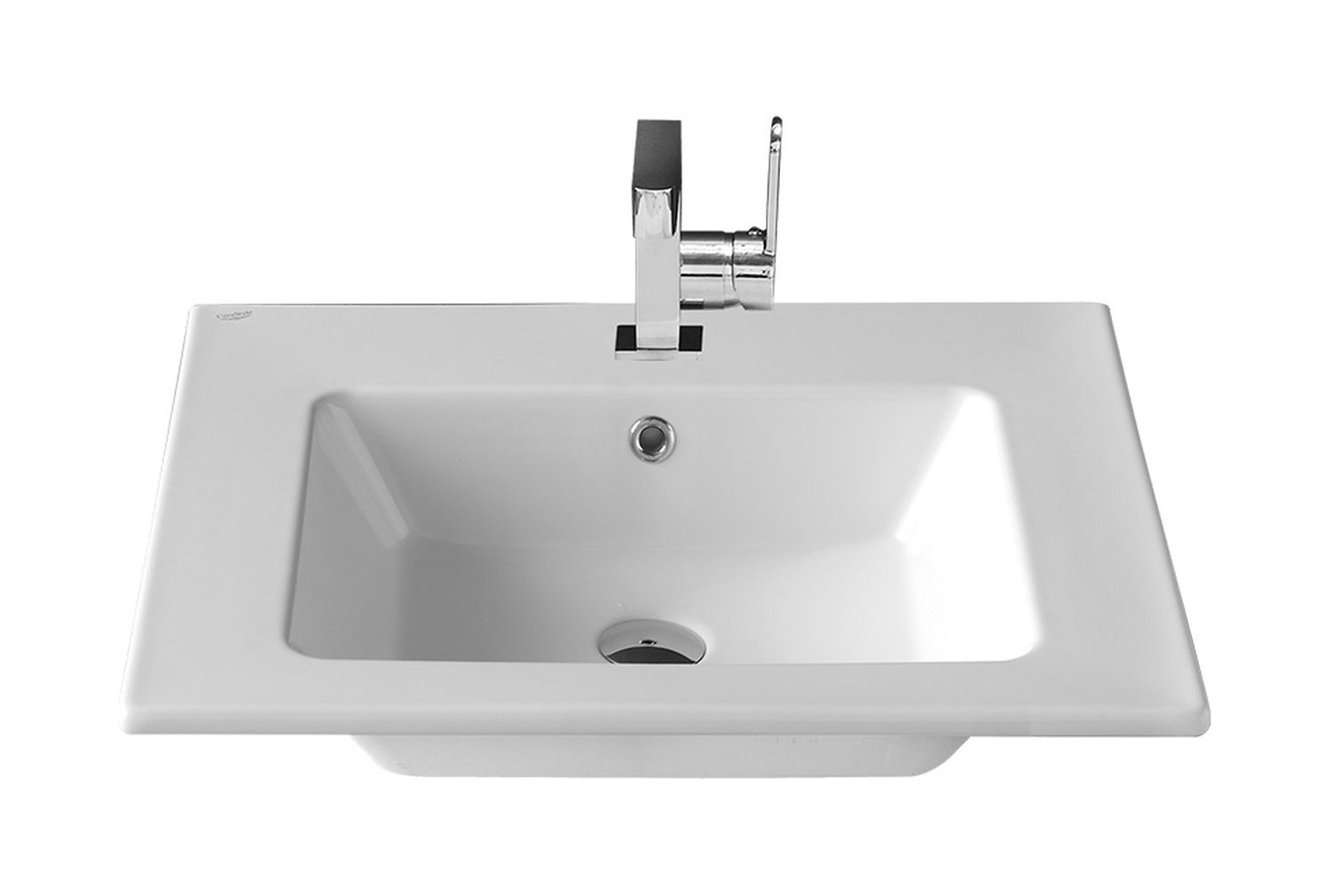 CeraStyle Ibiza umywalka 61x51 cm meblowa prostokątna biała 050100-u