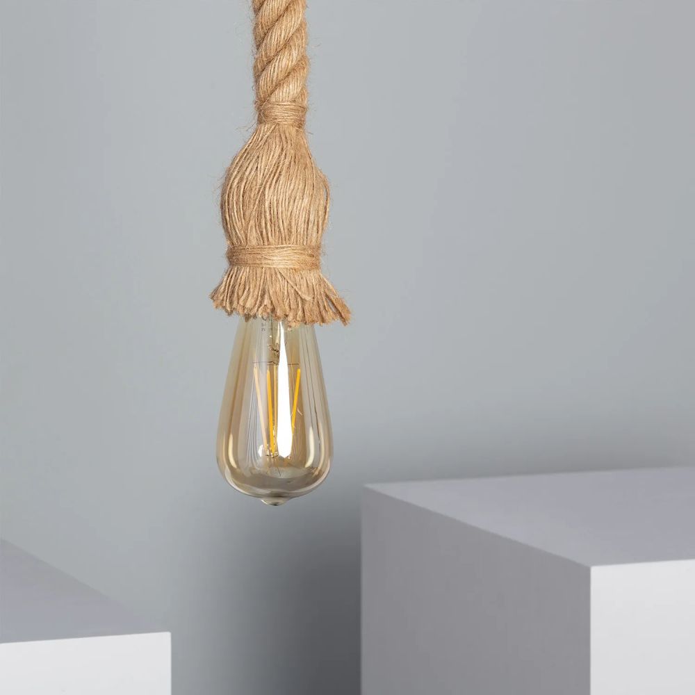 Abruzzo Boho Daria lampa wisząca 1x40 W brązowy ABR-LW3-BH-E27