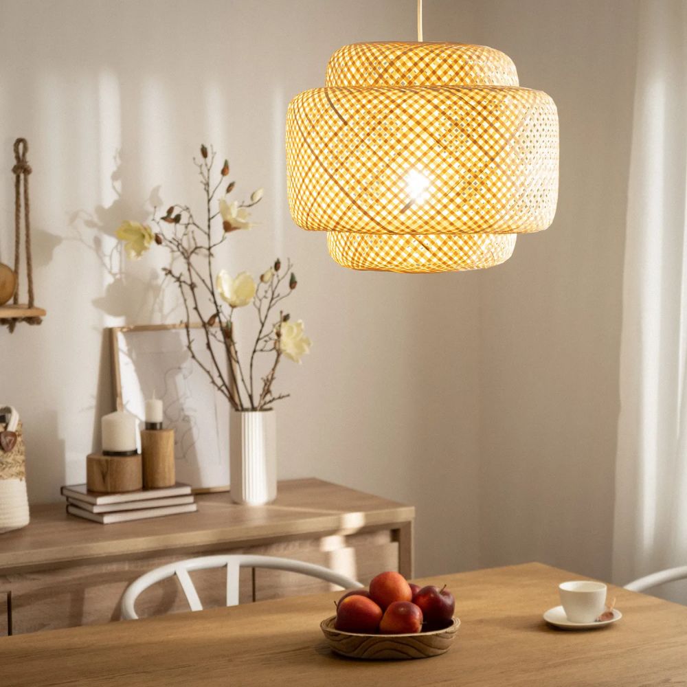 Abruzzo Boho lampa wisząca 1x40 W brązowa ABR-LW17-BH-E27