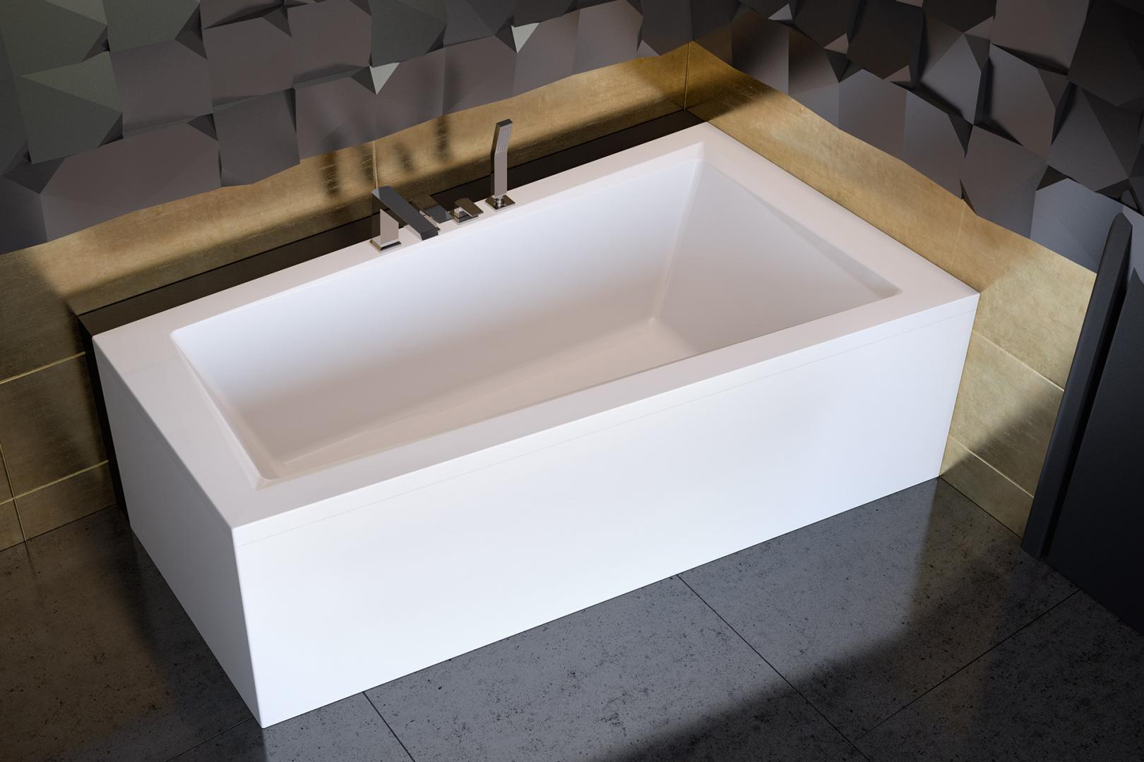 Besco Intima obudowa do wanny 160 cm biała OAIT-160-NS