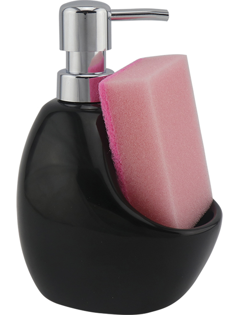Kuchinox Mini dozownik do płynu 470 ml stojący czarny AMP006M