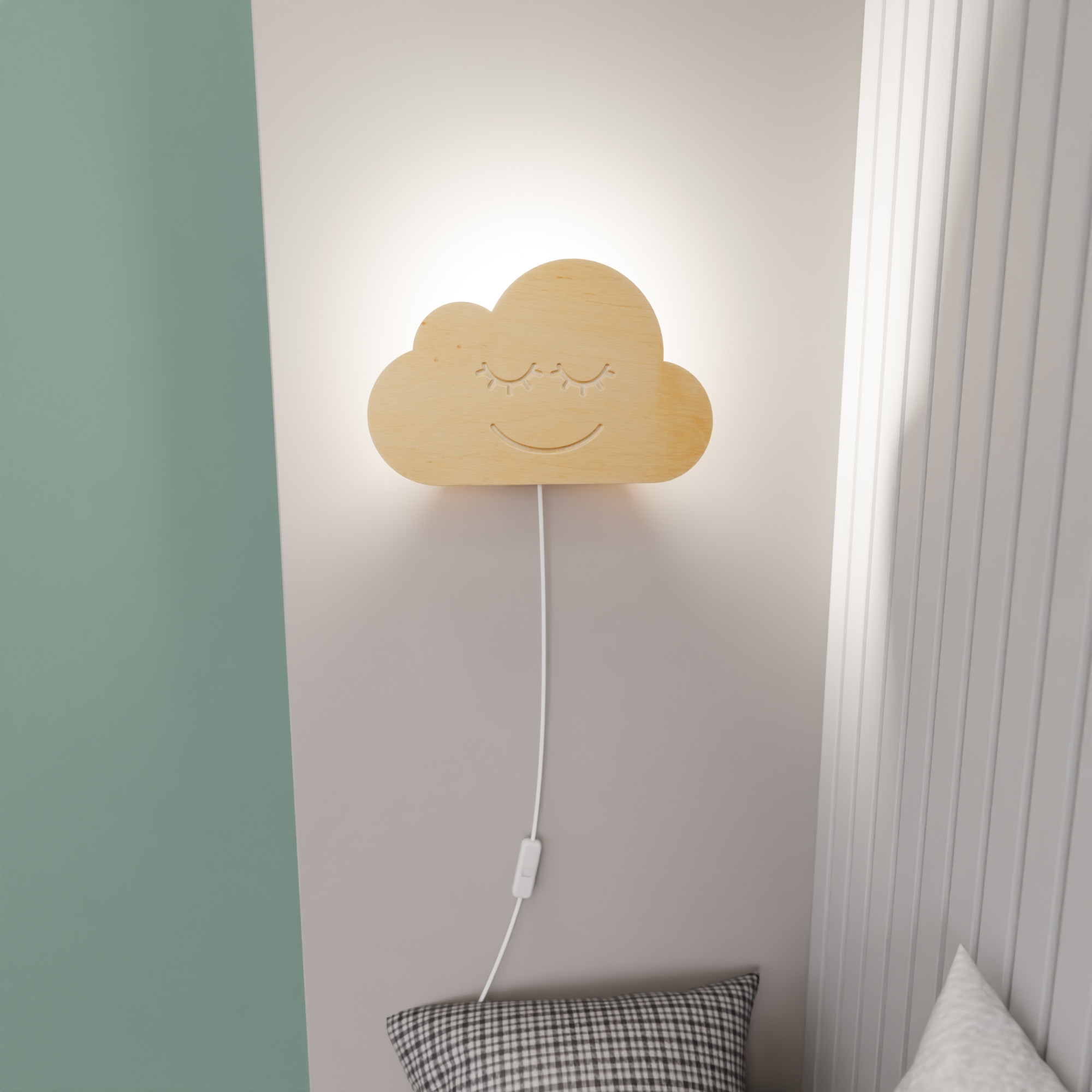 Emibig Cloud kinkiet 1x10W beżowy 1346/K1