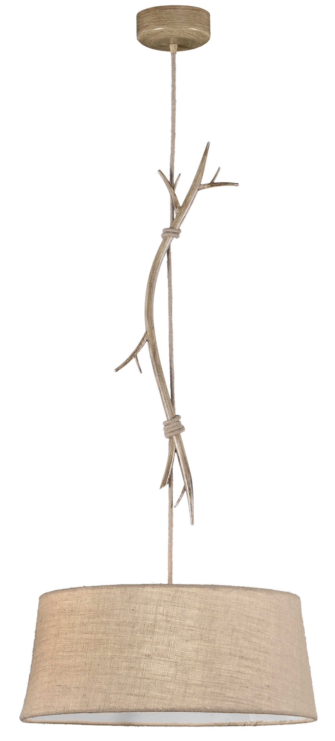 Mantra Sabina lampa wisząca 1x20W drewno 6178