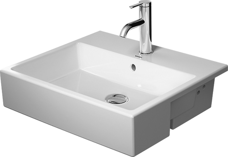 Duravit Vero Air umywalka 55x47 cm prostokątna biała 03825500601