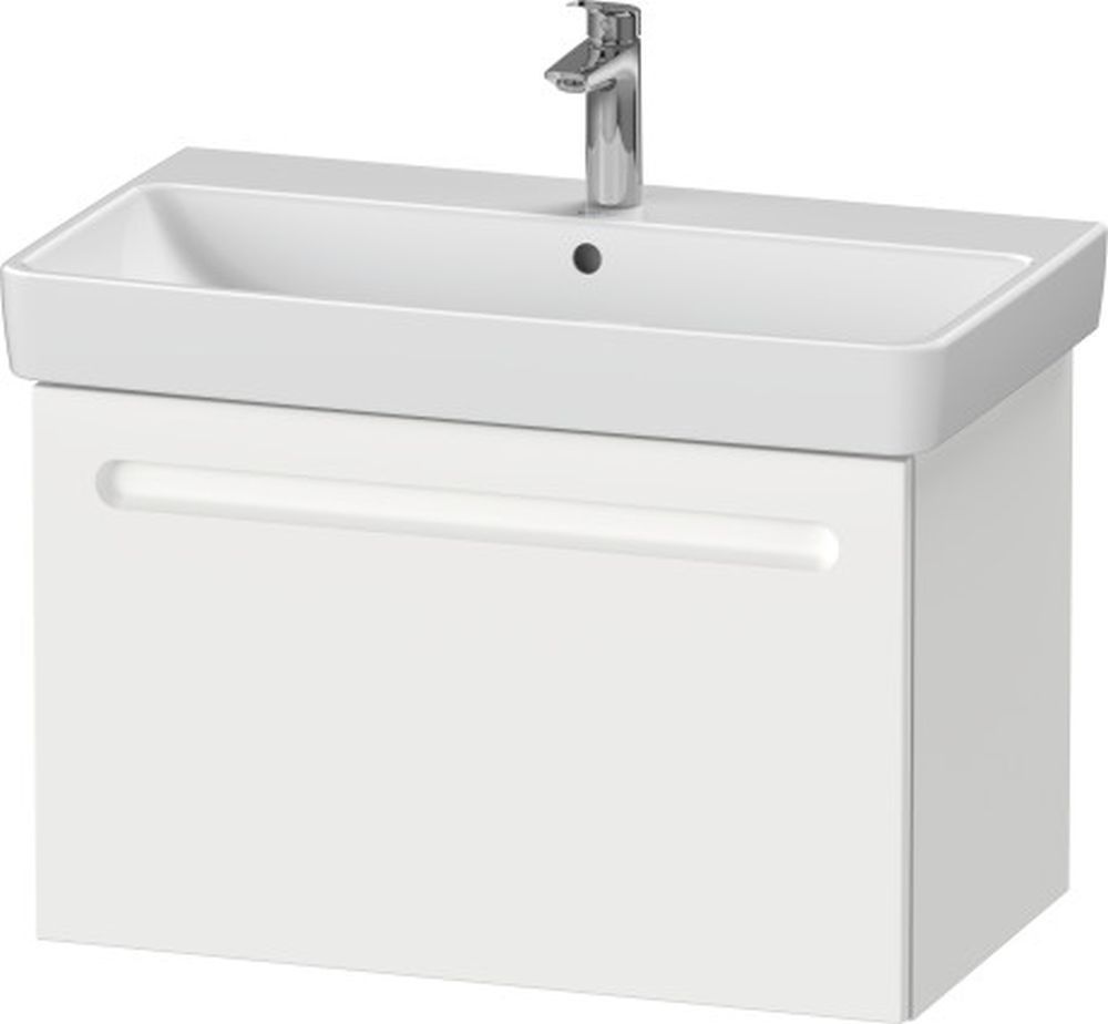 Zestaw Duravit No.1 umywalka z szafką 74 cm biały mat/biały (N14383018180000, 23758000002)