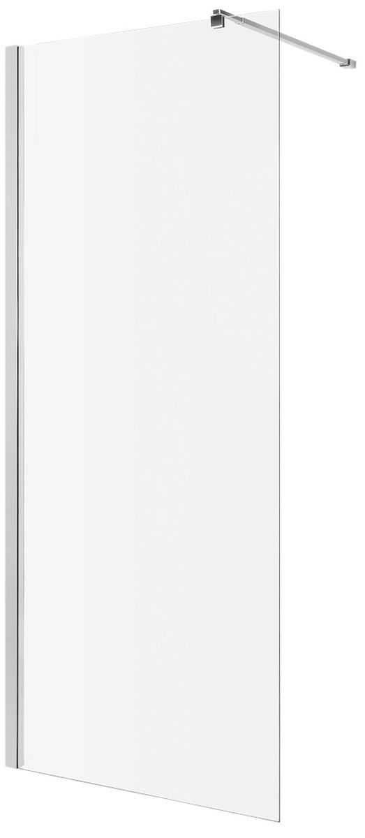 Invena ścianka prysznicowa walk-in 110 cm chrom połysk/szkło przezroczyste AK-32-112