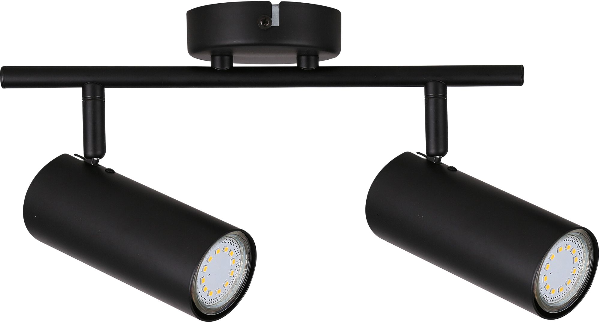Candellux Colly lampa podsufitowa 2x15W czarna 92-01665