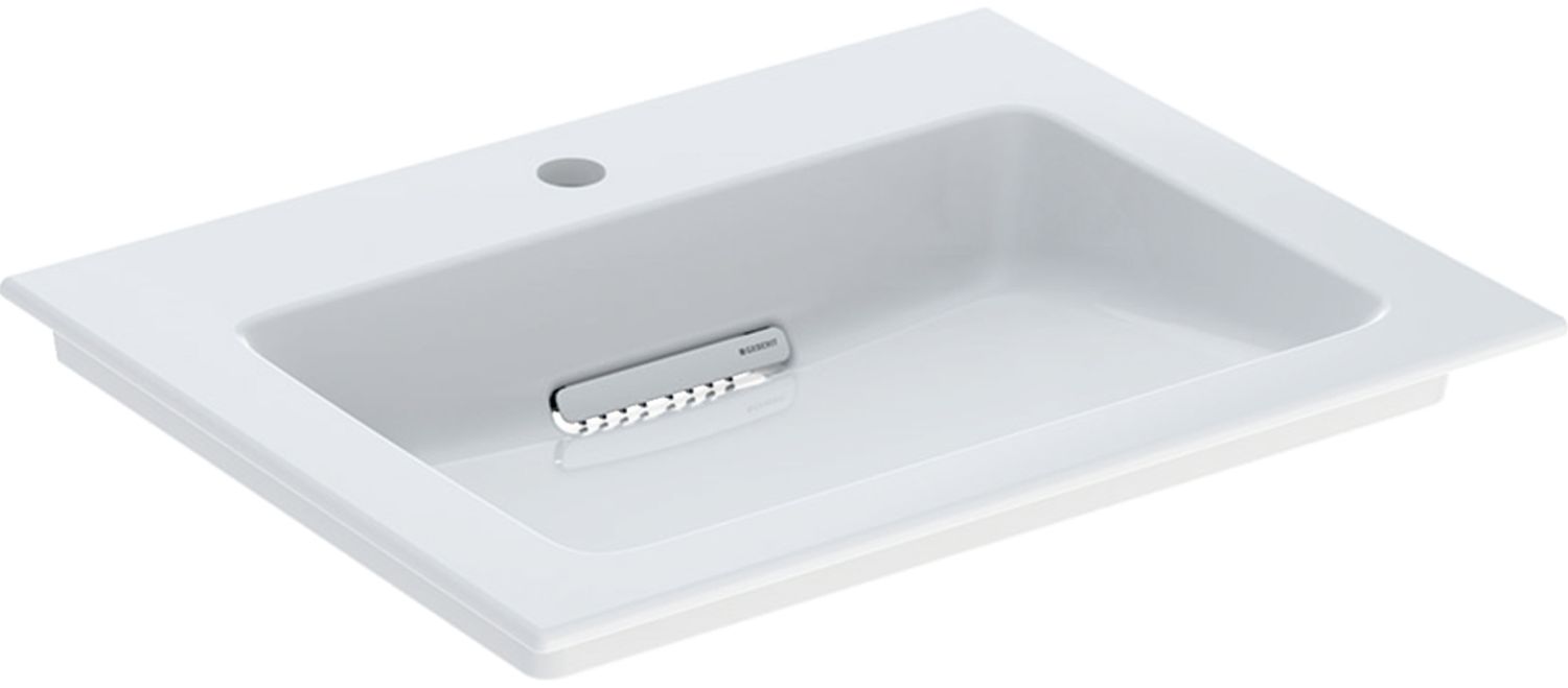 Geberit One umywalka 60x48 cm meblowa prostokątna KeraTect biała 505.002.00.1