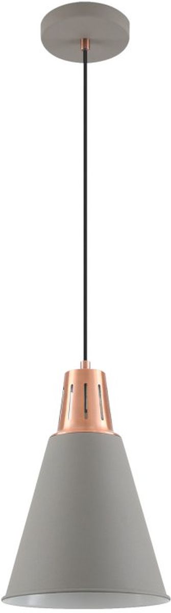 GTV Gianni lampa wisząca 1x40 W złota-szary/popielaty OS-GIAN-E27-16-DEC