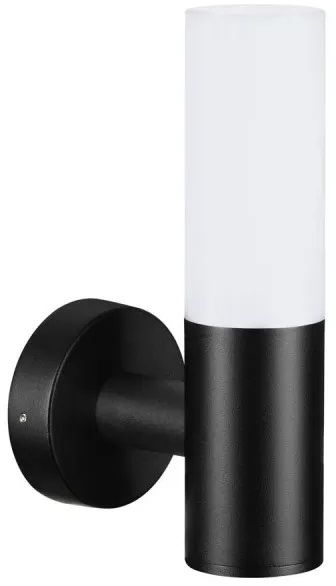 Italux Salo kinkiet zewnętrzny 1x20 W czarny piaskowany OWL-2763