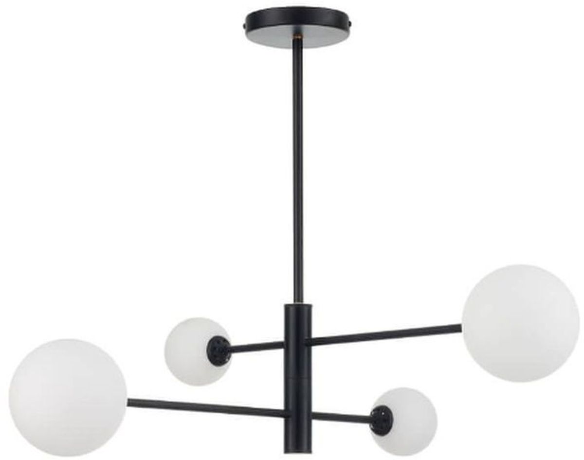Light Prestige Dorado lampa podsufitowa 4x40 W biała-czarna LP-002/4PBK