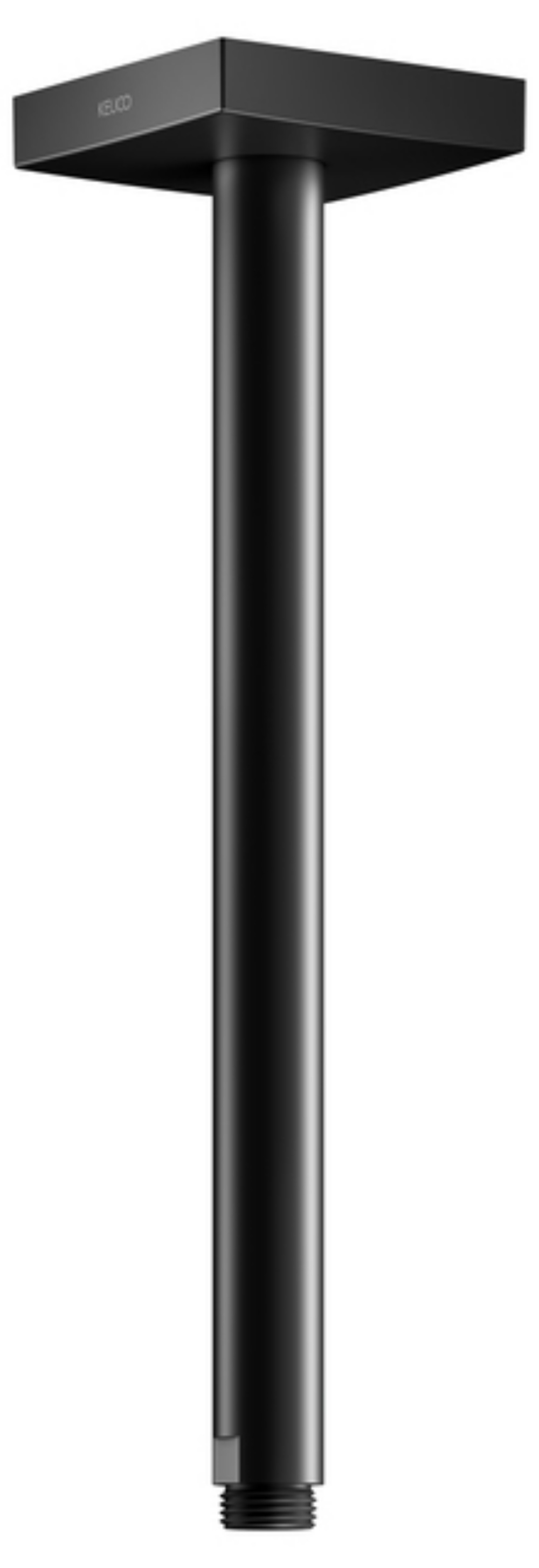 Keuco sufitowe ramię deszczownicy 30 cm sufitowe czarny mat 53089370302