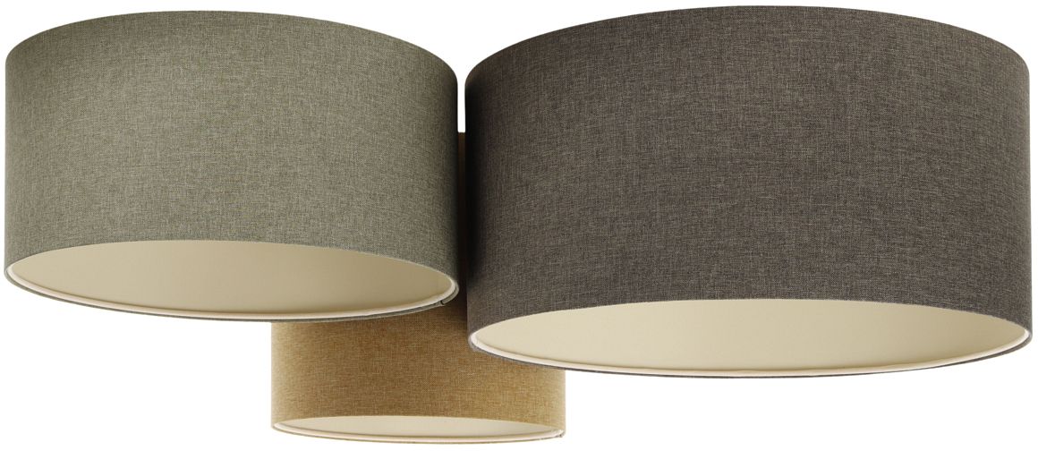 BPS Koncept Boho Ellegant lampa podsufitowa 3x30 W zielona 080-072