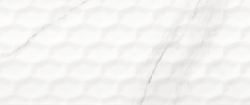 Ceramika Color Statuario White Odeon dekor ścienny 30x60 cm biały połysk