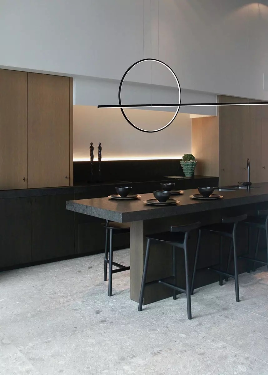 Altavola Design Linea lampa wisząca 2x27W czarna LA087/PX100_40_4k_black
