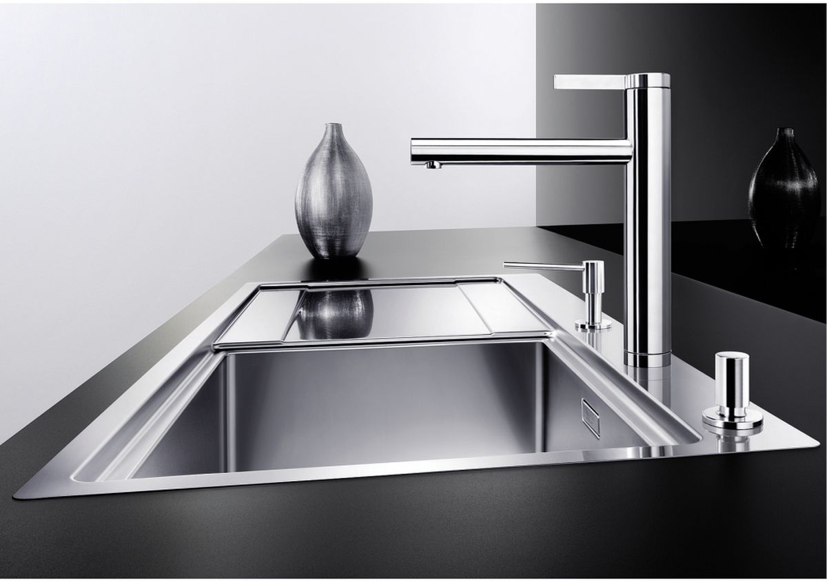 Blanco Linee bateria kuchenna stojąca chrom 517594