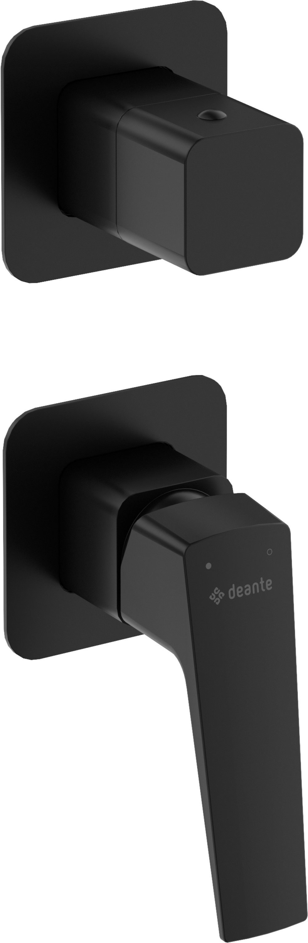 Deante Blur Nero bateria wannowo-prysznicowa podtynkowa czarny mat BQL_N44P