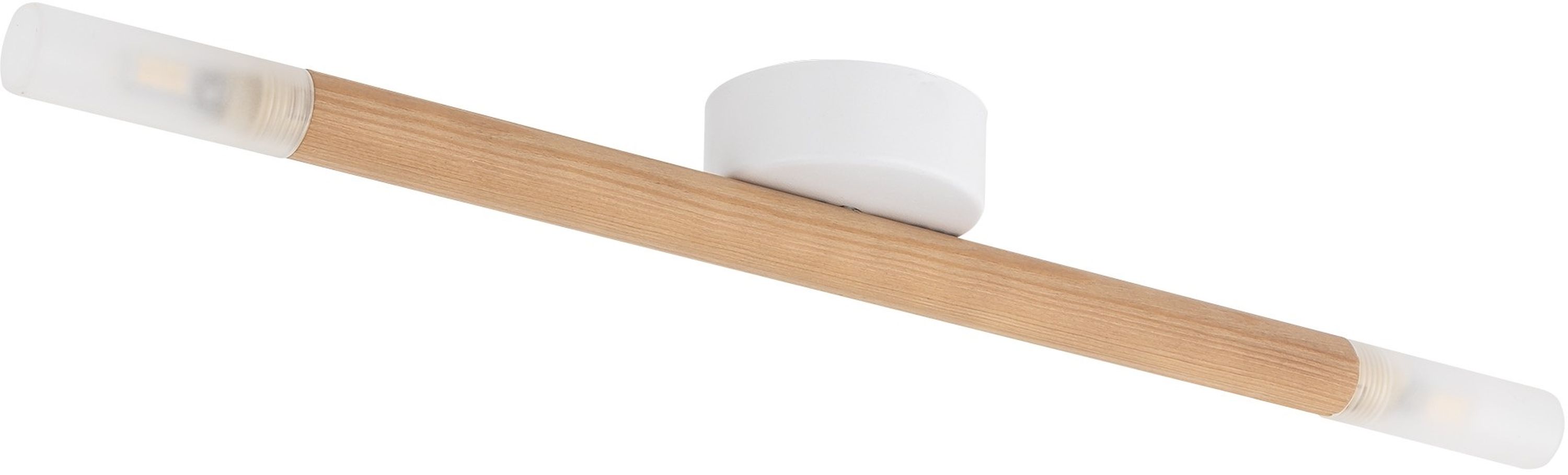 TK Lighting Noble kinkiet 2x6W drewno/biały 4523