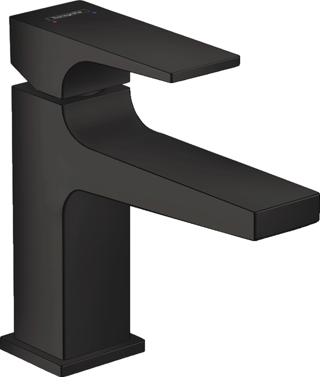 Hansgrohe Metropol 100 bateria umywalkowa stojąca EcoSmart czarny mat 32500670