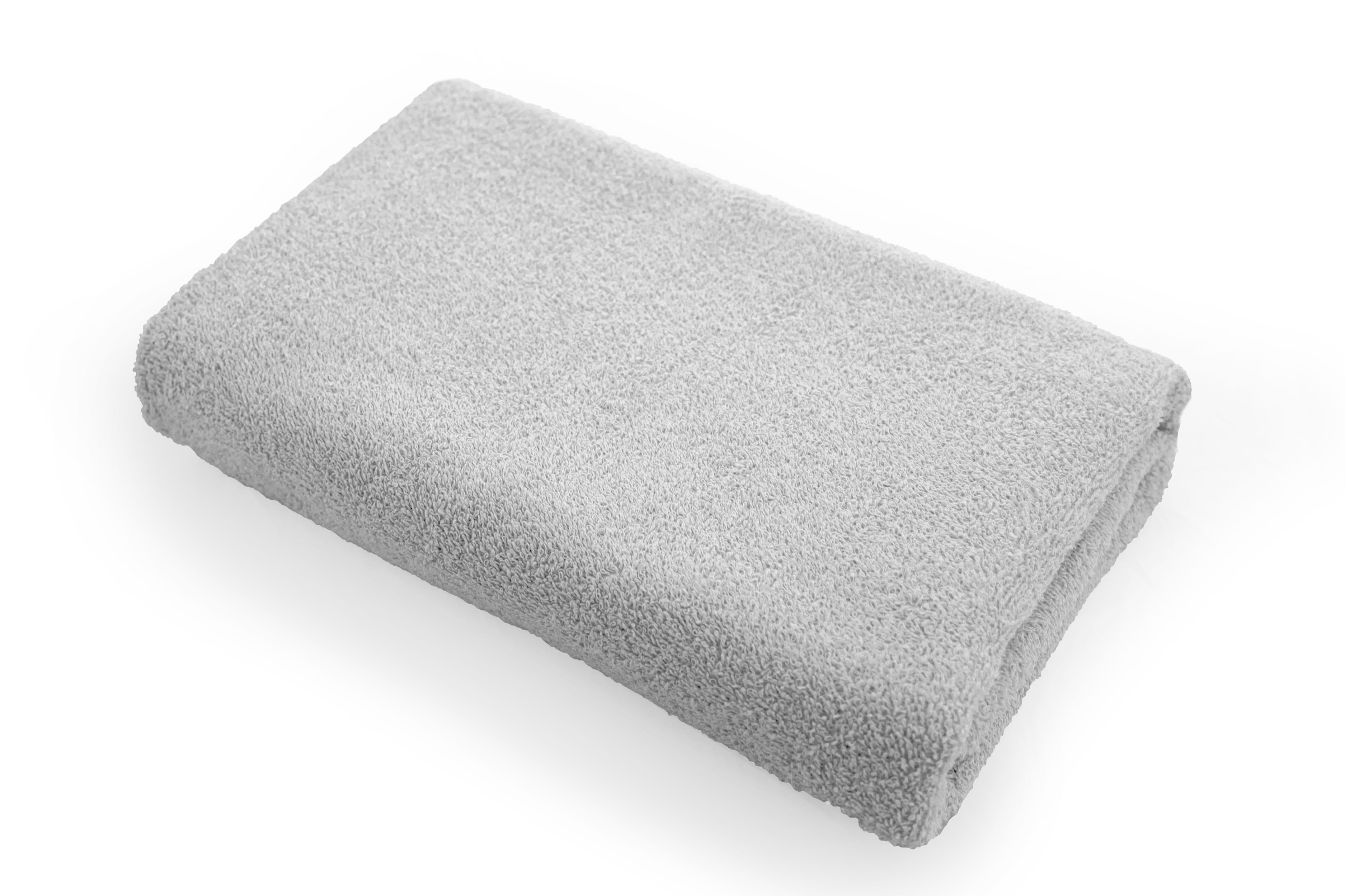 Texpol Gładki ręcznik łazienkowy 50x100 cm bawełna 500 g srebrny - Wysyłka w 24h