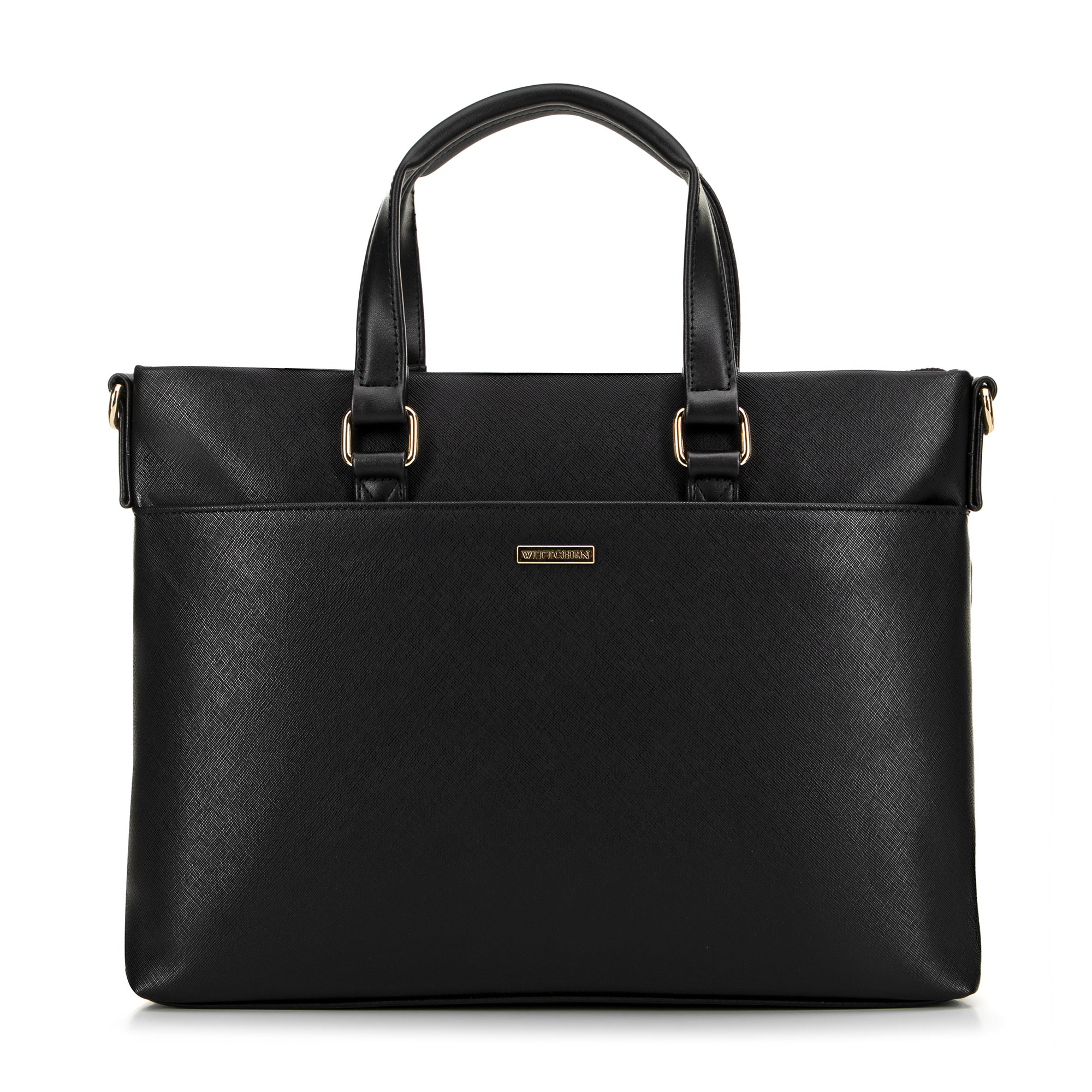 Damska torba na laptopa 13’’ z ekoskóry czarna