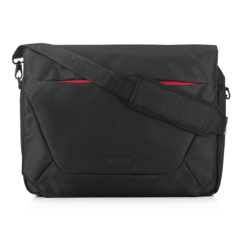 Torba na laptopa 15,6 z kolorowym suwakiem czarna
