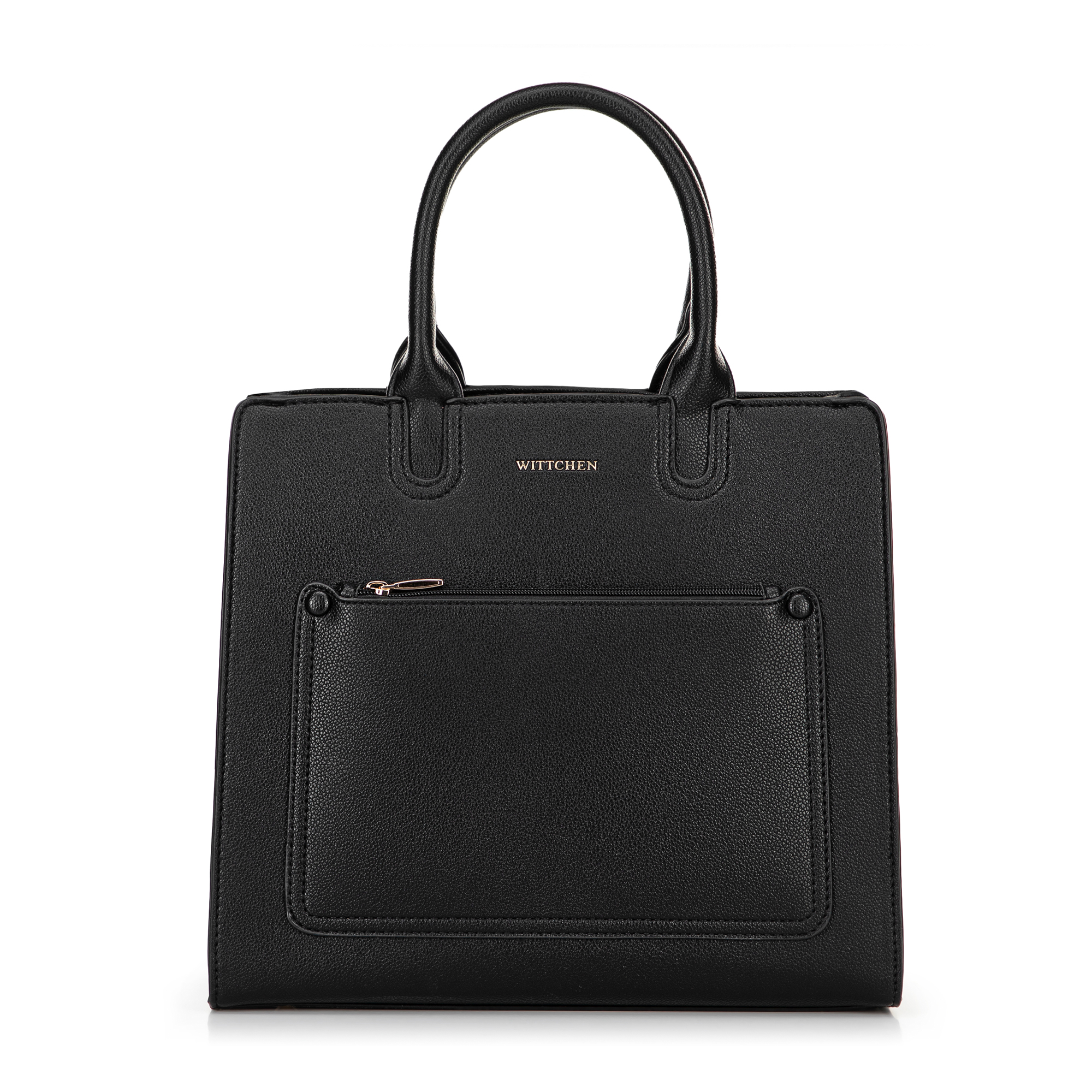Torba na laptopa 13” z imitacji skóry czarna