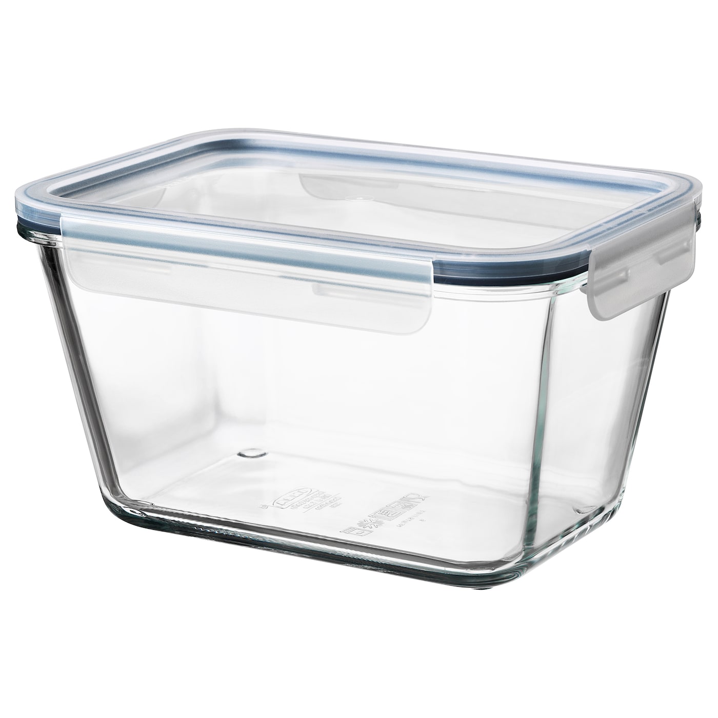 IKEA IKEA 365+ pojemnik na żywność z pokrywką, prostokąt szkło/plastik, 1.8 l