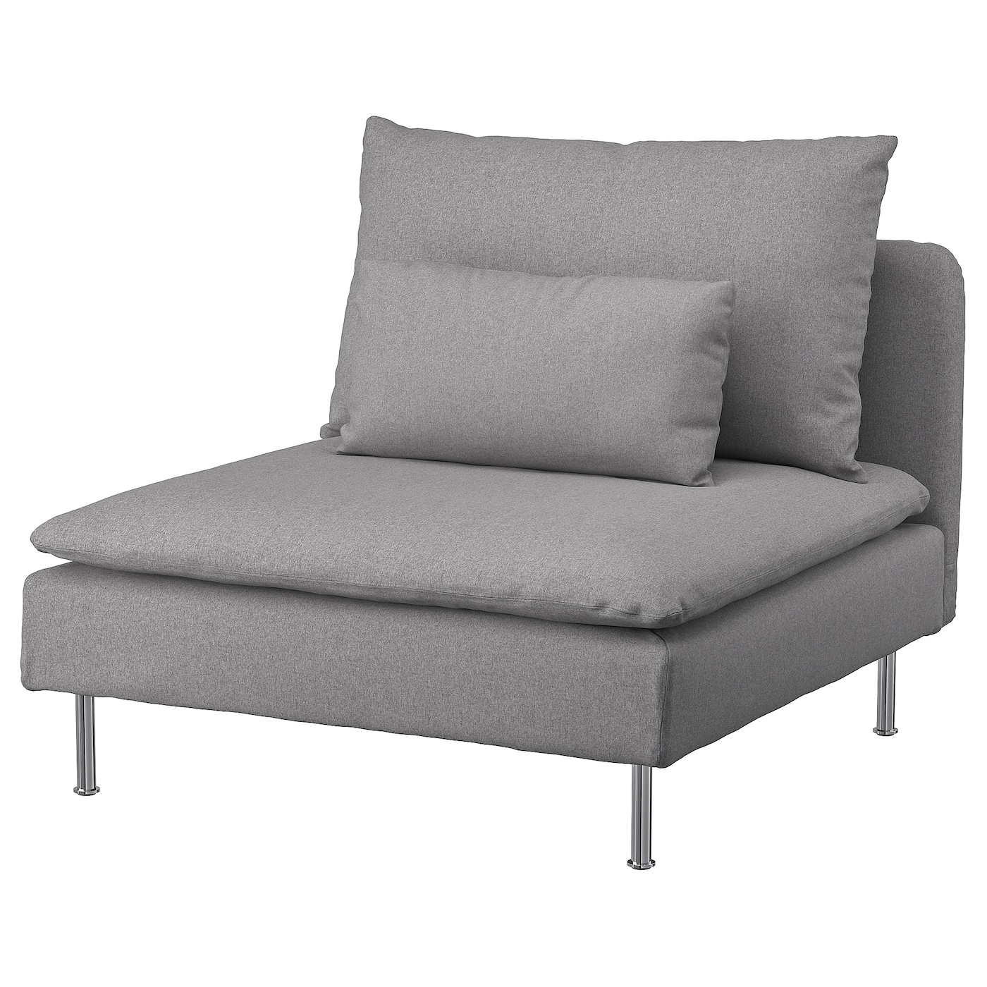 IKEA SÖDERHAMN sekcja 1-osobowa, Tonerud szary, Szerokość: 93 cm