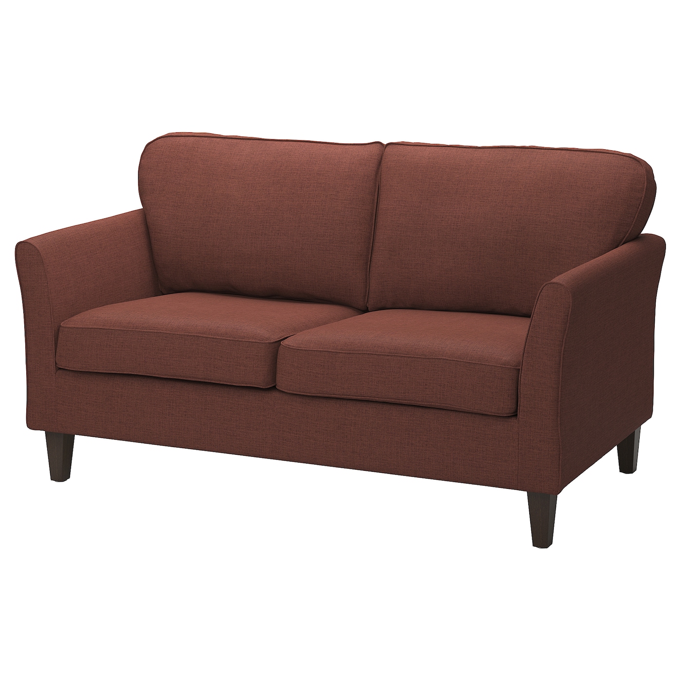 IKEA EKHOLMA sofa 2-osobowa, Kilanda brązowoczerwony, Głębokość: 85 cm