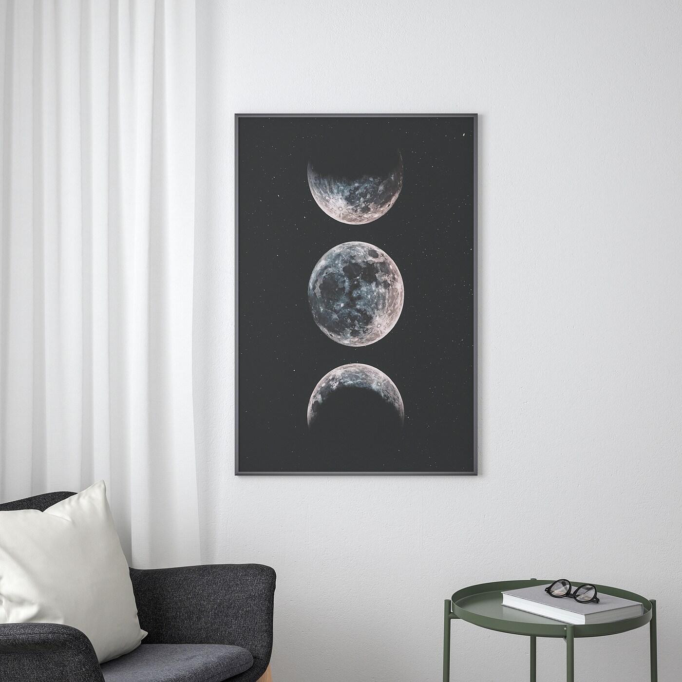 IKEA BILD Plakat, Księżyc, 61x91 cm