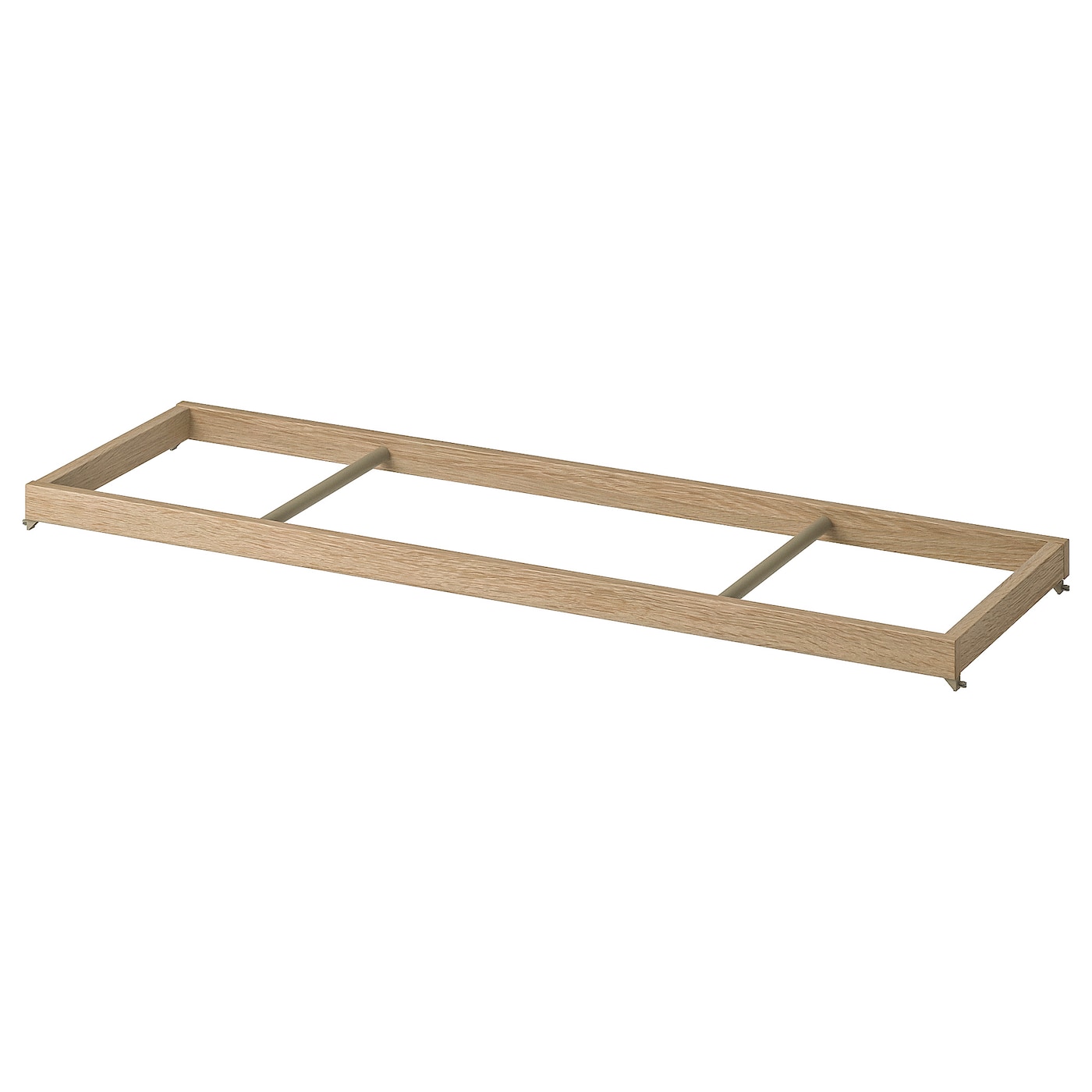 IKEA KOMPLEMENT drążek, imitacja dębu bejcowanego na biało, 100x35 cm