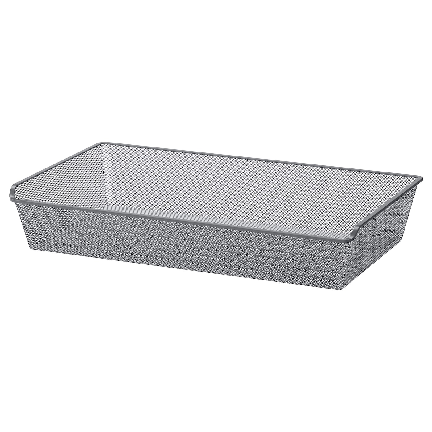 IKEA KOMPLEMENT kosz druciany, ciemnoszary, 100x58 cm