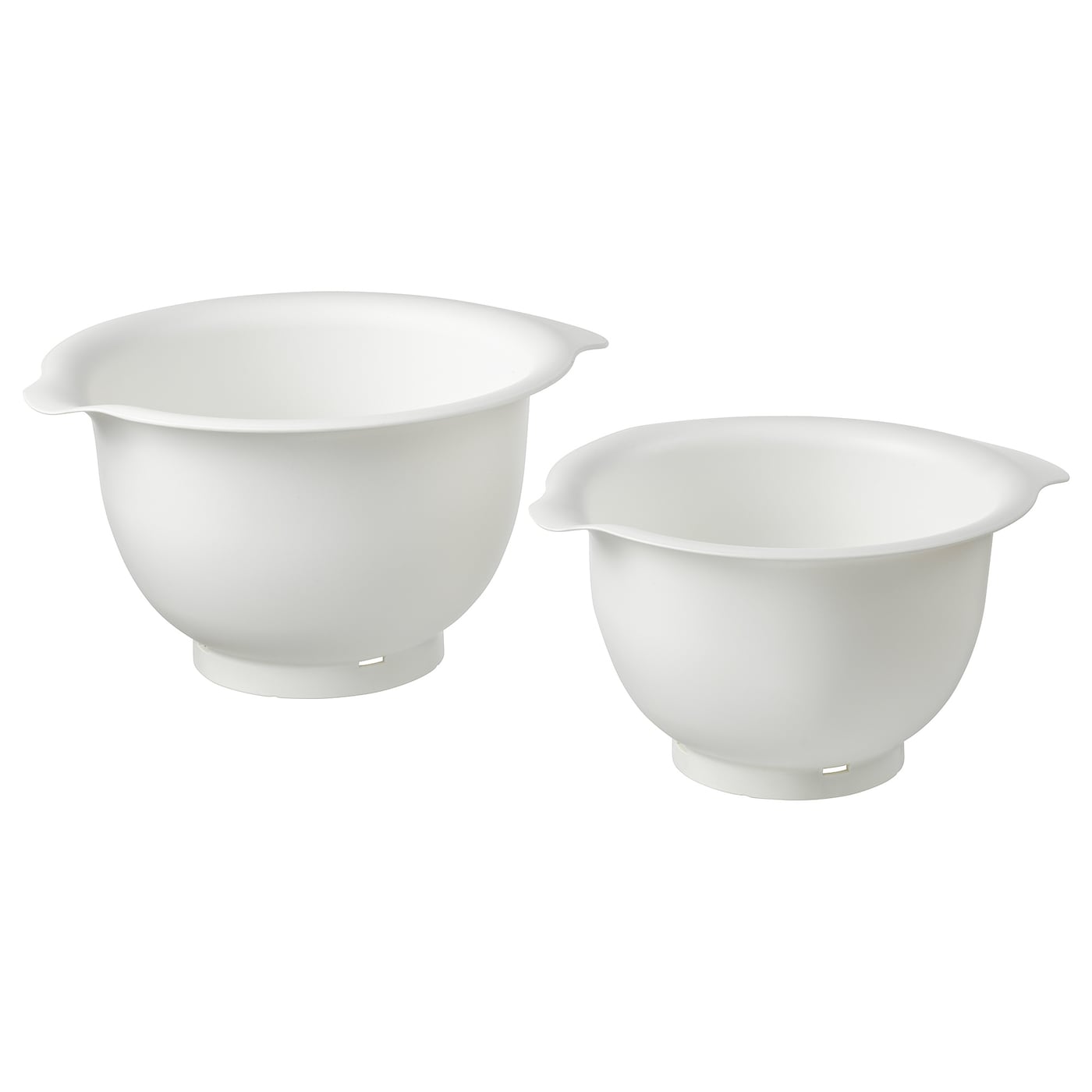 IKEA VISPAD miska, 2 szt, biały