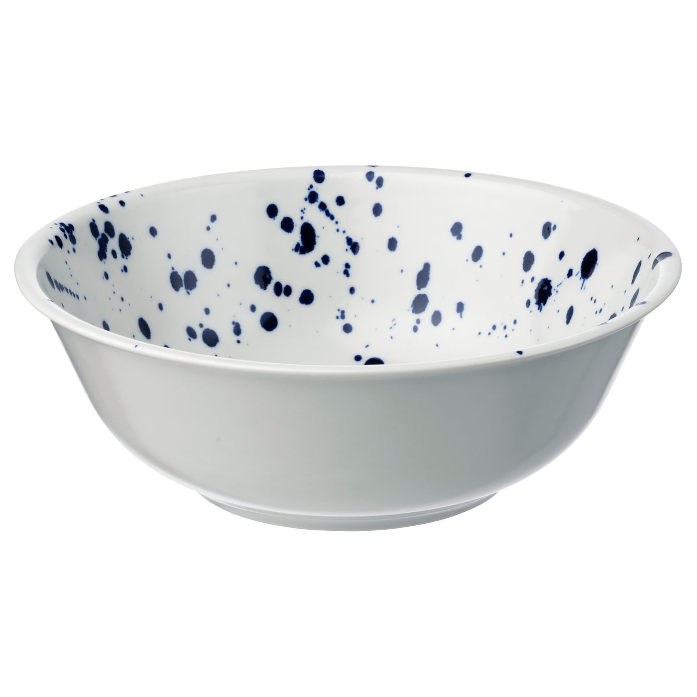 IKEA SILVERSIDA miska, wzór/niebieski, 28 cm