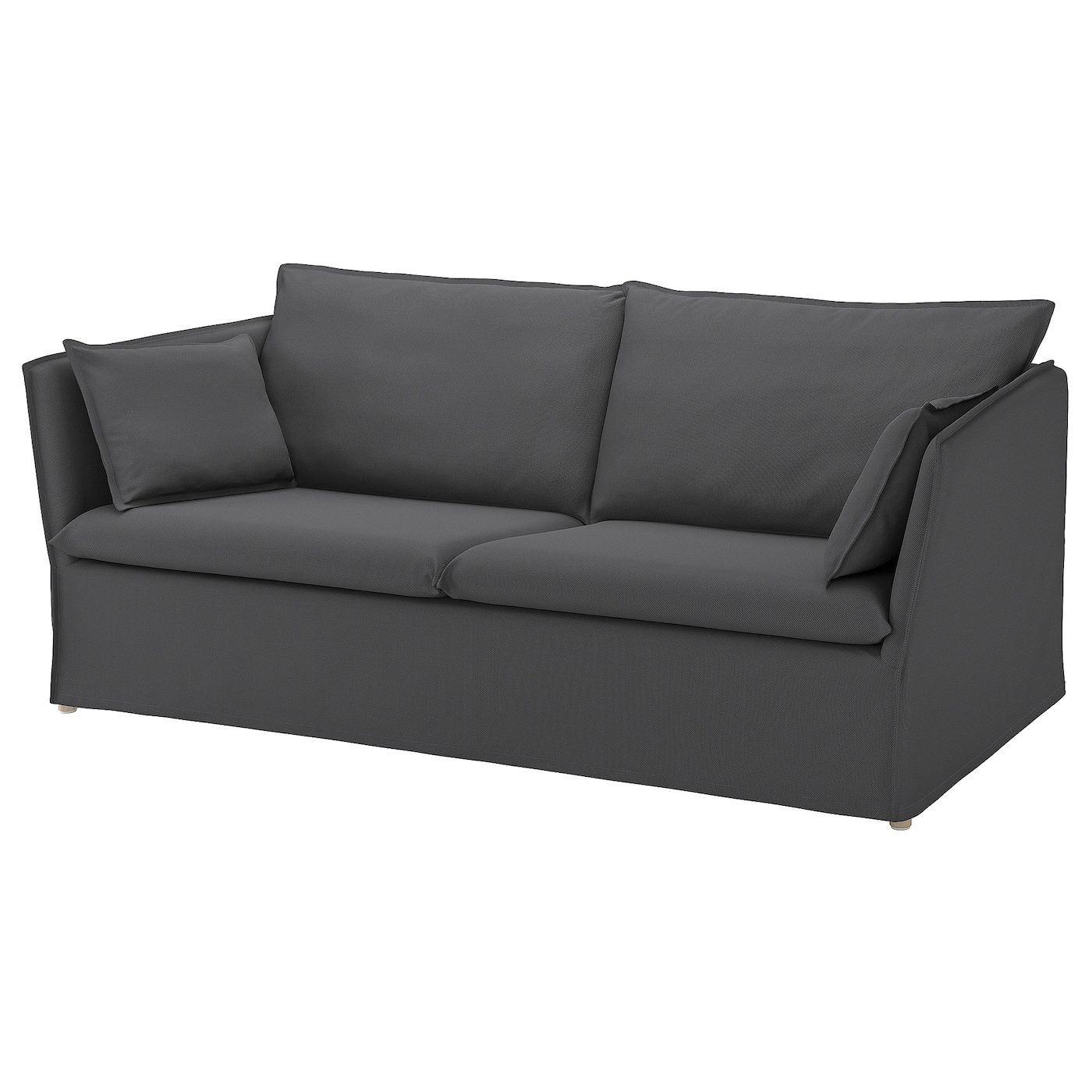 IKEA BACKSÄLEN sofa 3-osobowa, Hallarp szary, Szerokość: 205 cm