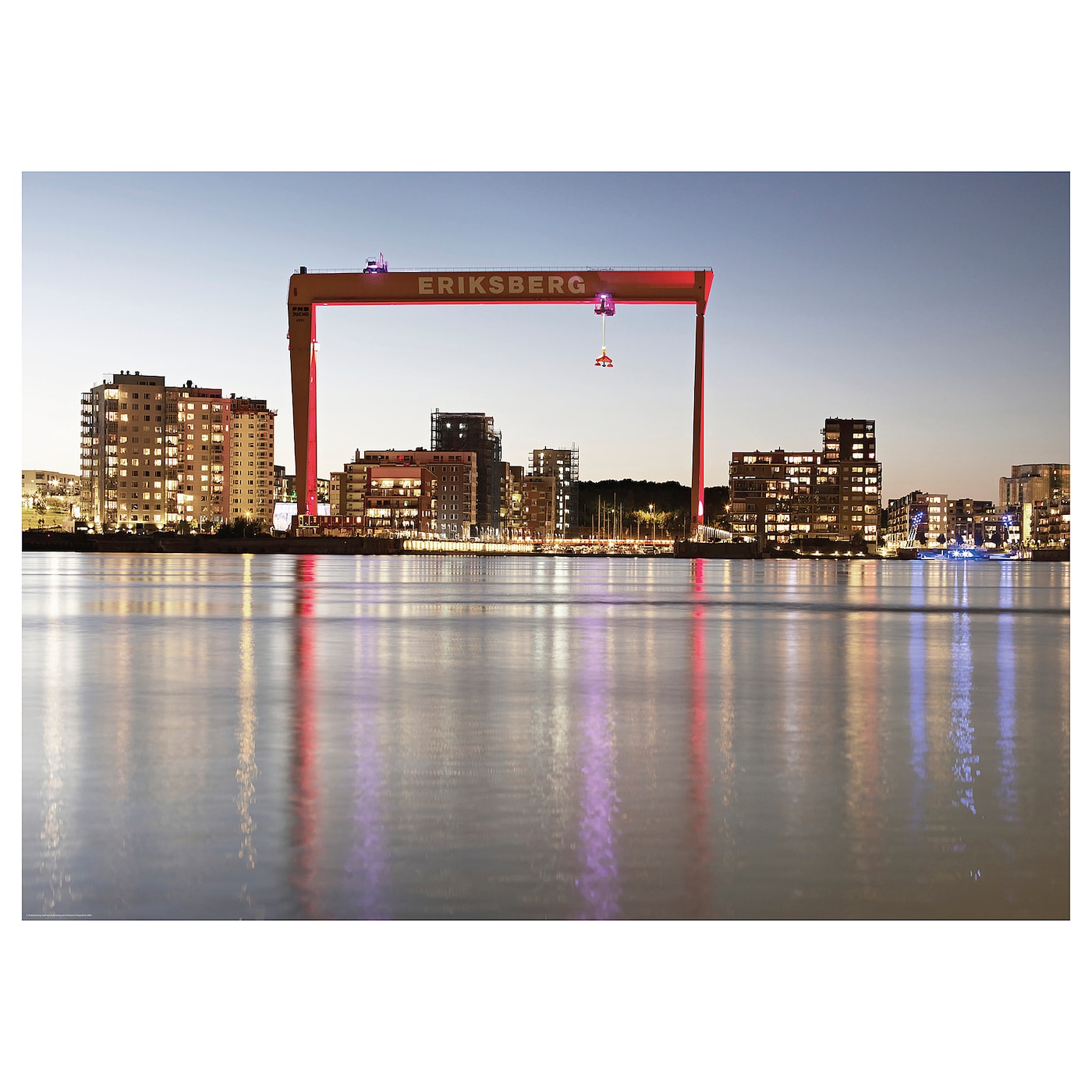 IKEA BILD Plakat, Żuraw Eriksberg, Göteborg, 70x50 cm