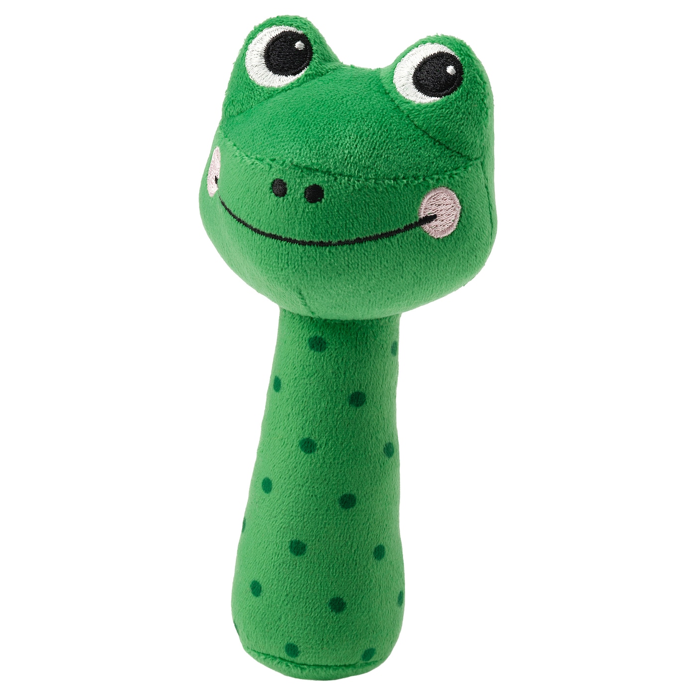 IKEA SANDBI grzechotka, żaba/zielony
