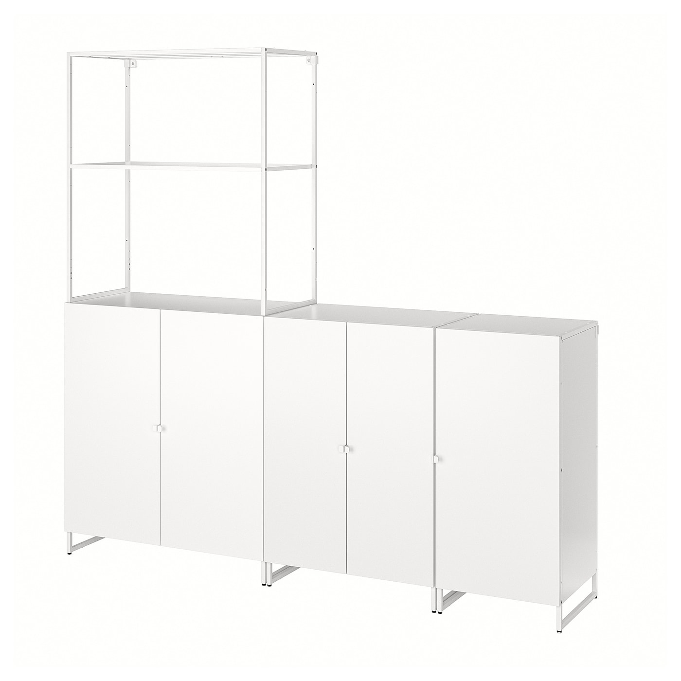 IKEA JOSTEIN regał z drzwiami, do wewnątrz/na zewnątrz/biały, 182x44x180 cm